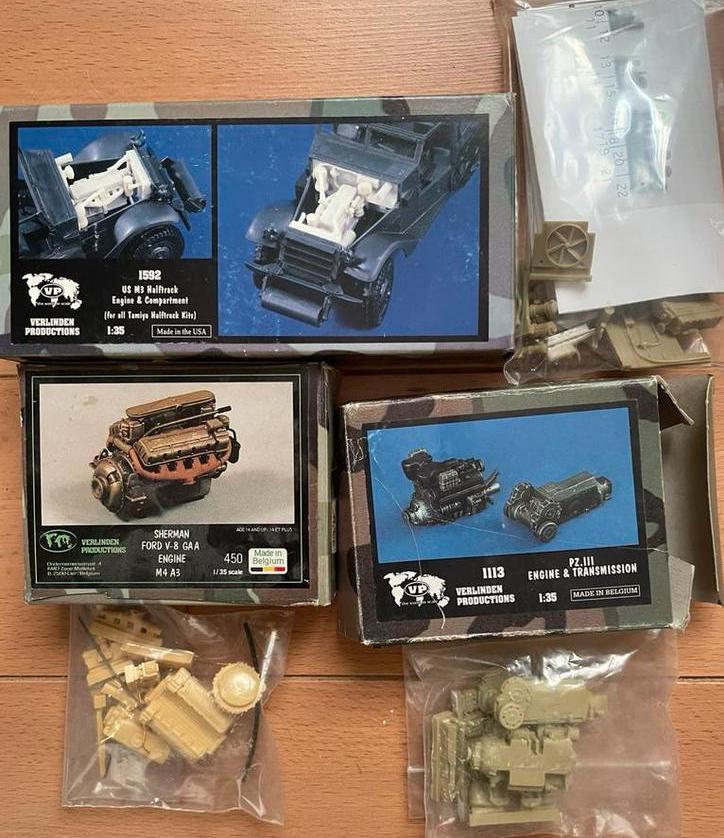 Motorset Verlinden 1/35, Ophalen of Verzenden, Zo goed als nieuw