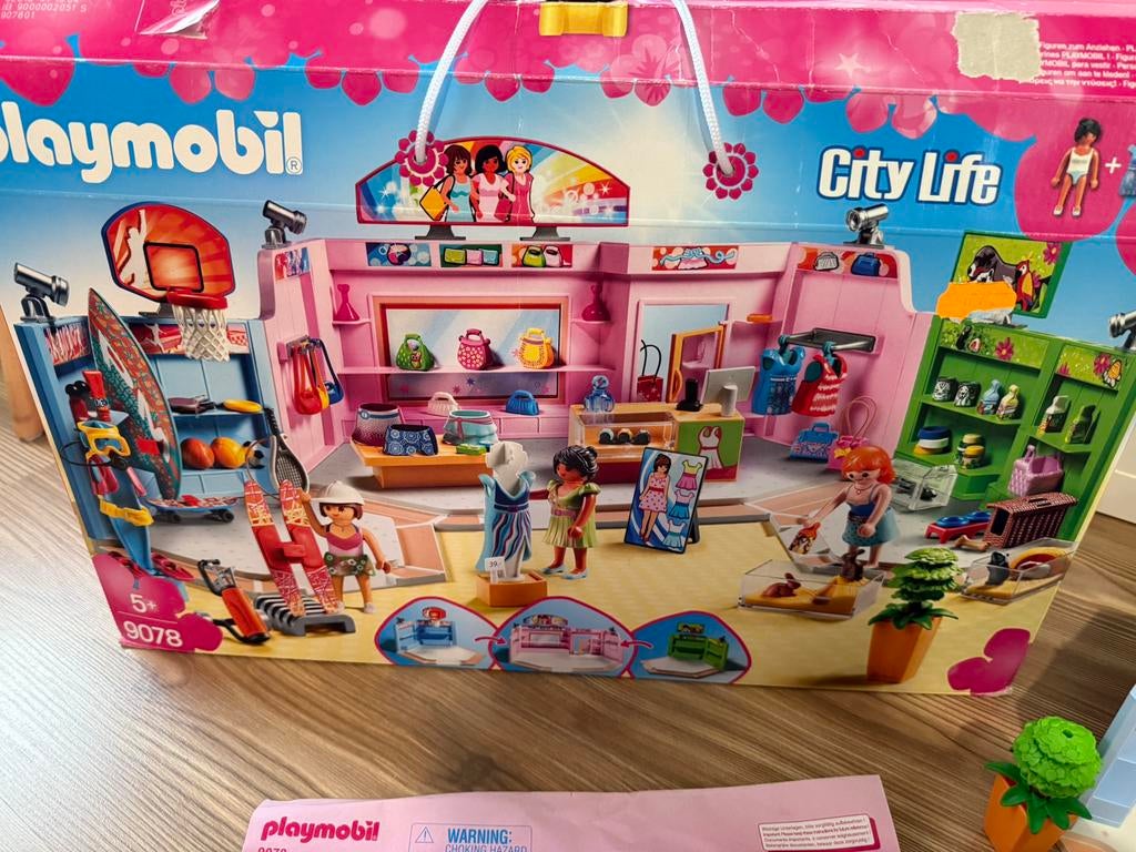 Playmobil 9078 City Life avec boîte - complet, Ophalen, Gebruikt