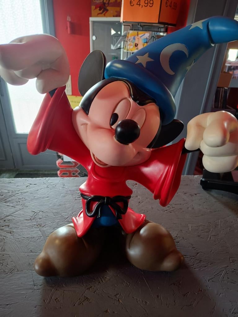 Disney "Fantasia Mickey" beeld, Verzamelen, Ophalen, Mickey Mouse, Zo goed als nieuw