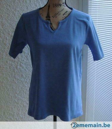 T-shirt bleu marque "M&S Mode" taille 40/42, Vêtements | Femmes, T-shirts, Porté, Bleu, Enlèvement ou Envoi