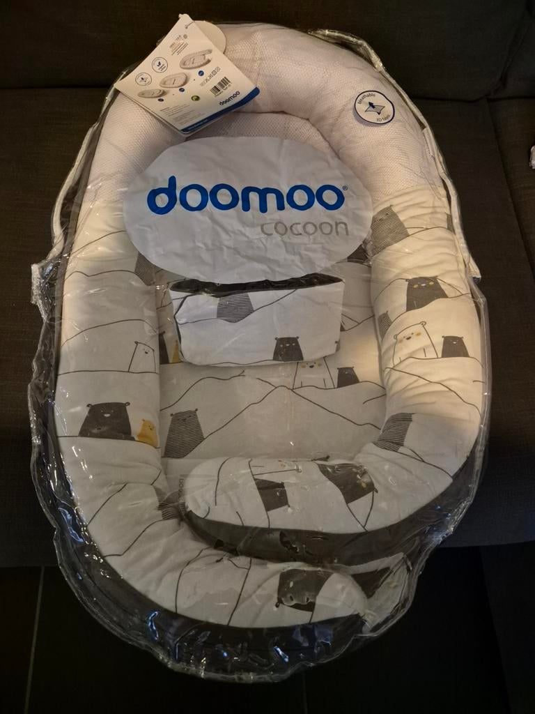 Doomoo babynestje Cocoon Bear Grey, Enlèvement, Comme neuf