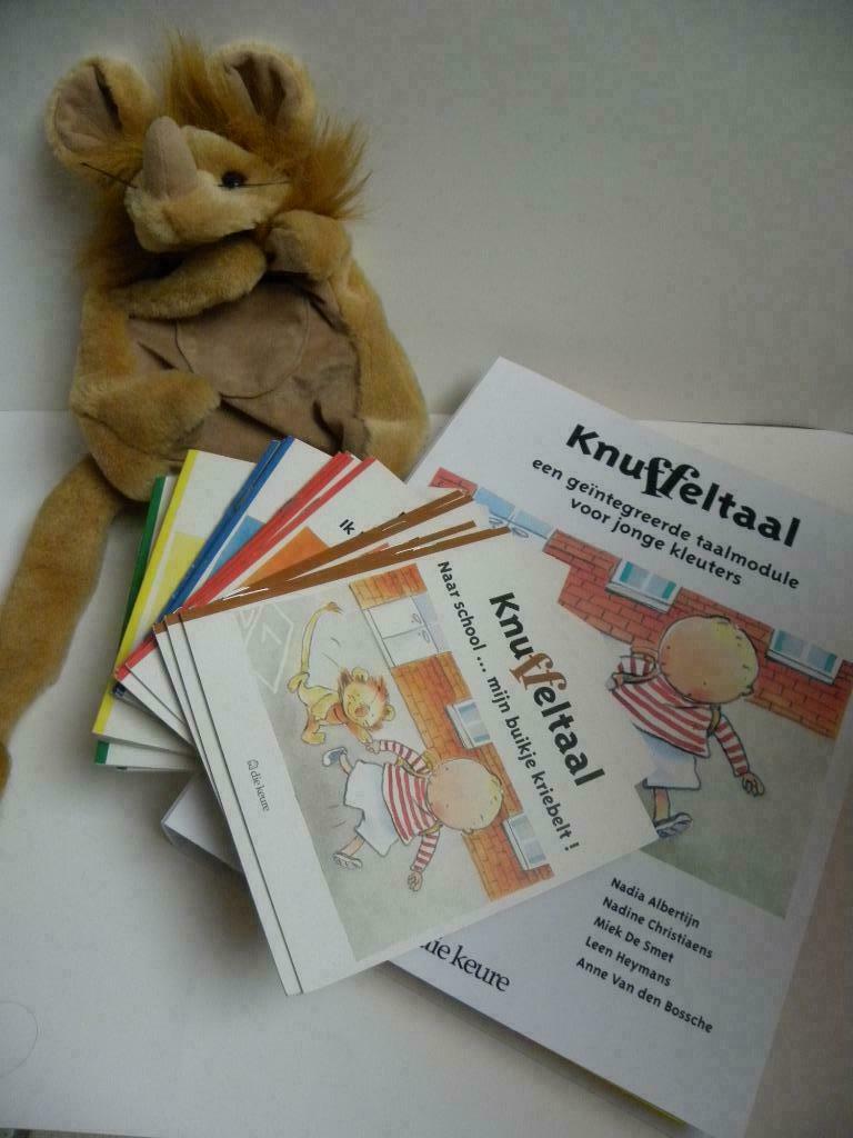 Taalmodule voor jonge kleuters : Knuffeltaal + Handpop, Boeken, Ophalen of Verzenden, Zo goed als nieuw, Die Keure, Jongen of Meisje