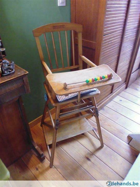 retro kinderstoel, Ophalen