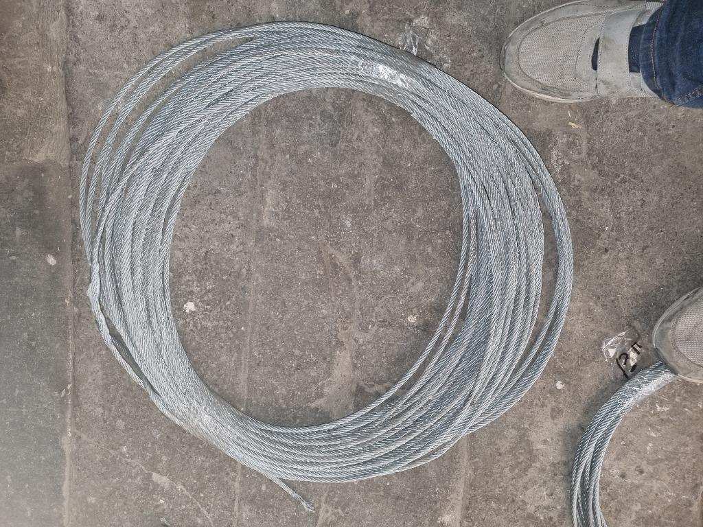 Cable acier 6mm de qualité Professionnelle, Bricolage & Construction, Enlèvement ou Envoi, Neuf, Autres types