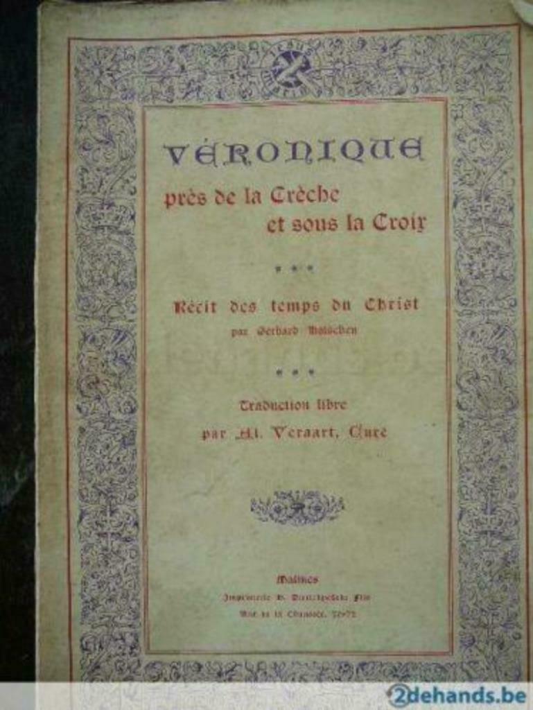 Véronique près de la Crèche et sous la Croix 1912, Verzenden