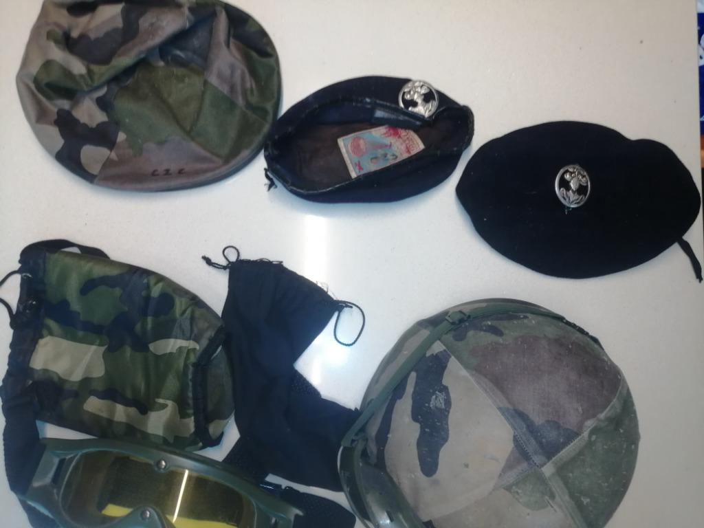 FRANCE - UNIFORME - CASQUE + ACCESSOIRES, Collections, Enlèvement ou Envoi, Armée de terre, Casque ou Béret