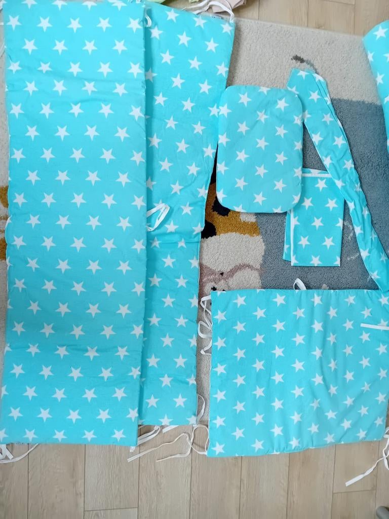Omkadering babybed incl deken en kussensloop, Ophalen, Blauw, Overige typen, Nieuw
