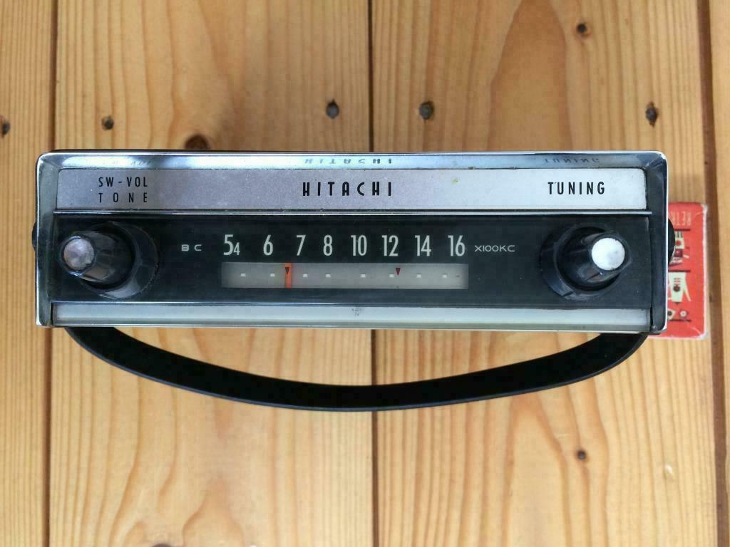 Autoradio Hitachi transistor 8 TM-816U oldtimer années 60, Autos : Divers, Autoradios, Enlèvement ou Envoi, Utilisé
