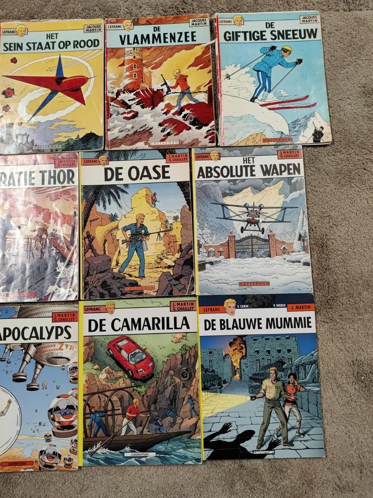 13 strips van Lefranc, Boeken, Ophalen of Verzenden, Gelezen