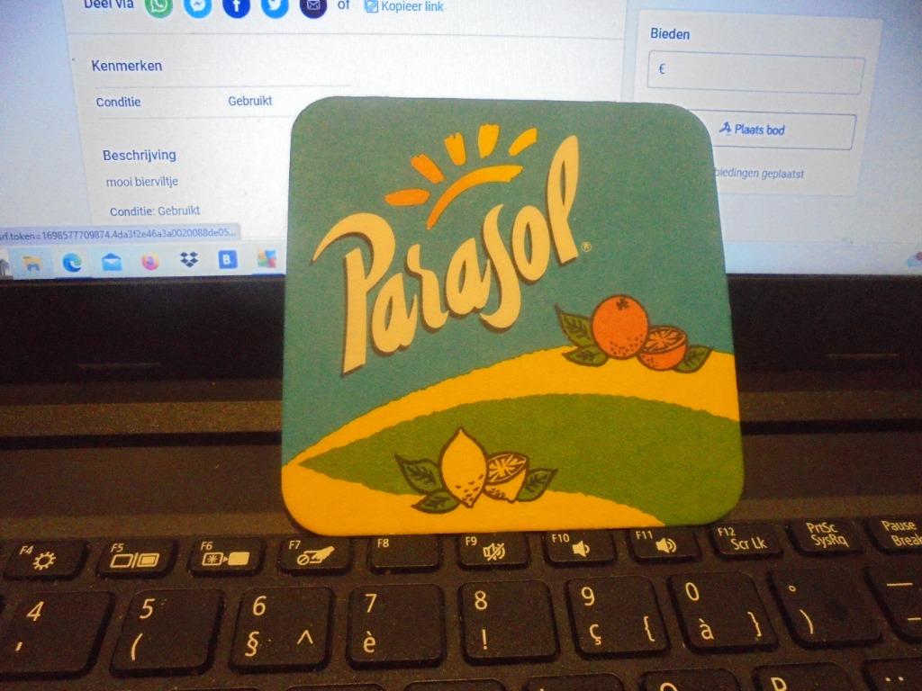 Parasol, Enlèvement ou Envoi, Comme neuf, Sous-bock
