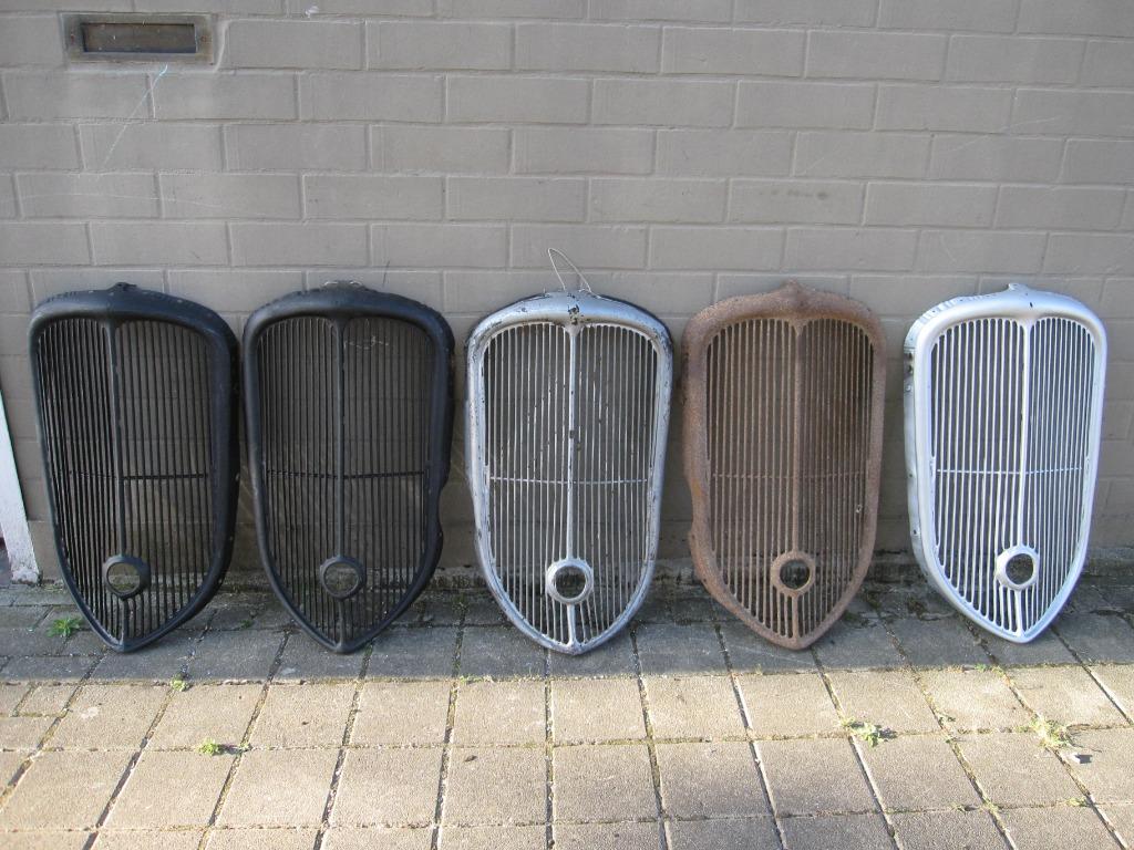 calandres citroen traction 7 ou 11 BL, Révisé, Capot moteur, Avant, Citroën