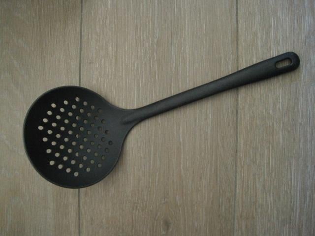 Truelle de cuisine en plastique gris foncé, Enlèvement ou Envoi, Utilisé, Synthétique