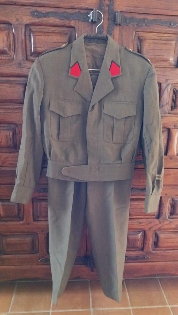 Belgisch legeruniform ABL - 1968, Verzamelen, Ophalen of Verzenden, Landmacht