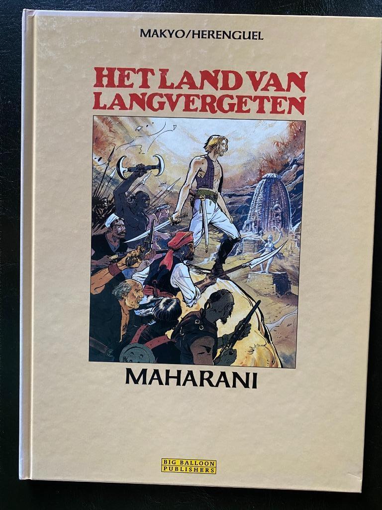 HET LAND VAN LANGVERGETEN -  Maharani, Boeken, Gelezen, Eric Herenguel, Eén stripboek, Ophalen of Verzenden