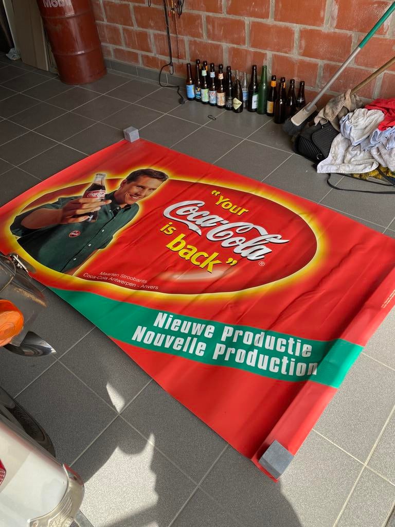 Grande affiche de Coca Cola, Collections, Enlèvement ou Envoi