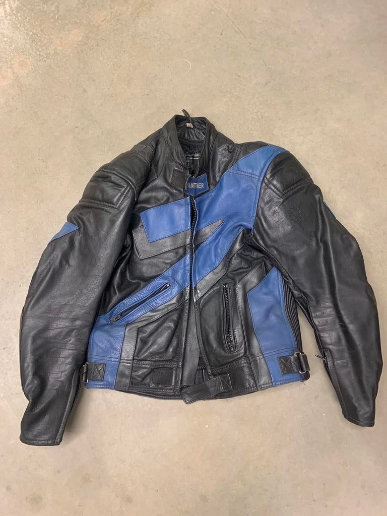 Lederen motorjas van merk panther -maat 52, Enlèvement