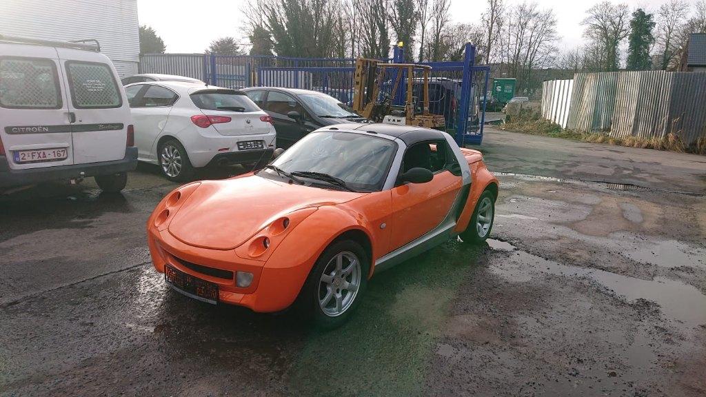 Smart roadster 698cc essence cabrio seulement 44000km, Rouge, Achat, Entreprise, Roadster