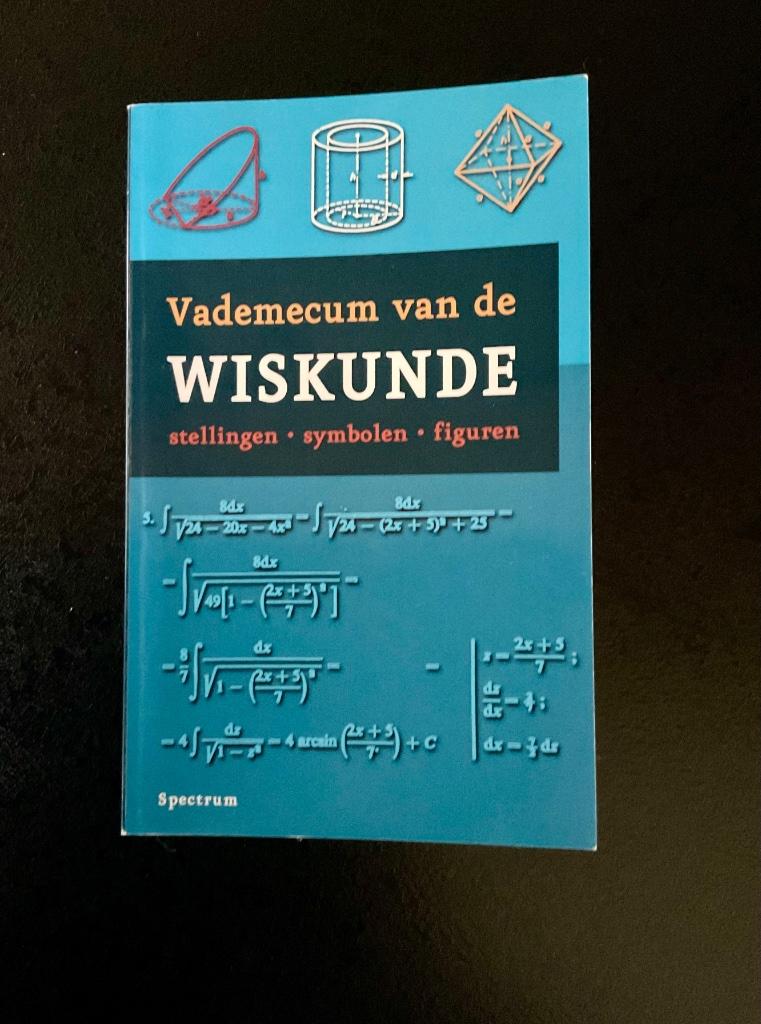 Boek Vademecum van de wiskunde - Otto Teller, Boeken, Ophalen of Verzenden, Zo goed als nieuw