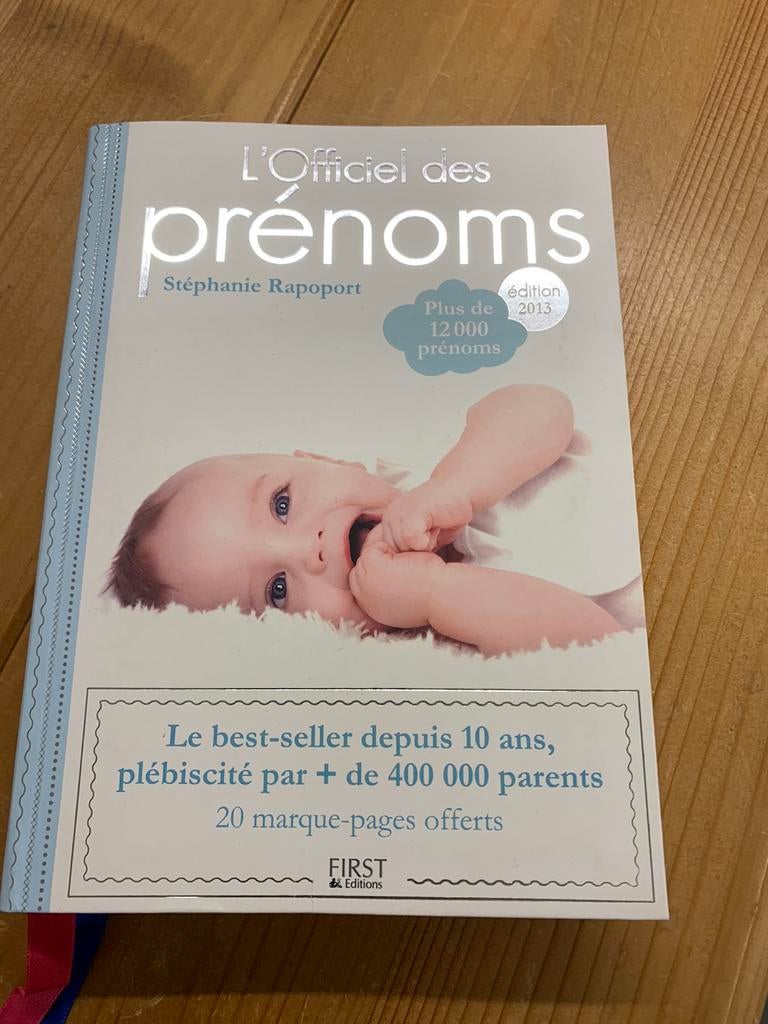 Livre prénoms garçons et filles, Enlèvement ou Envoi, Neuf
