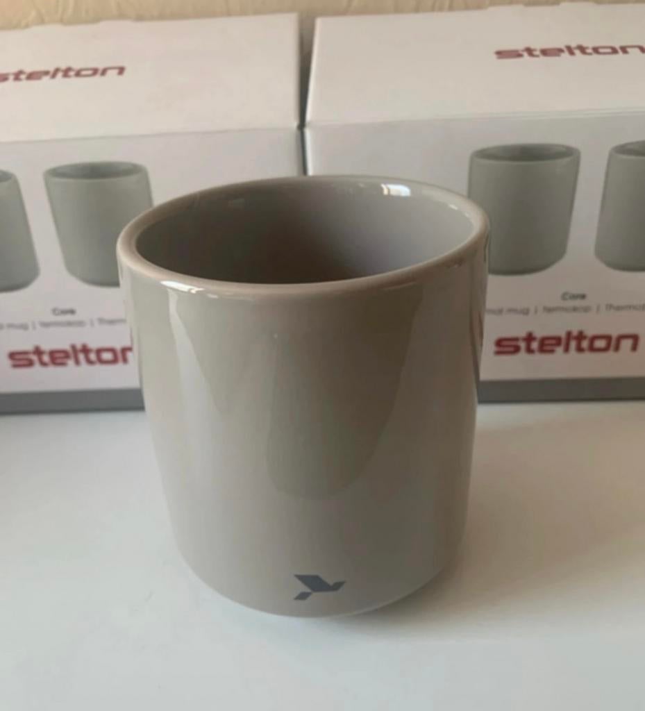 2 Nieuwe mugs van Stelton : model Core, Ophalen of Verzenden, Zo goed als nieuw, Mok