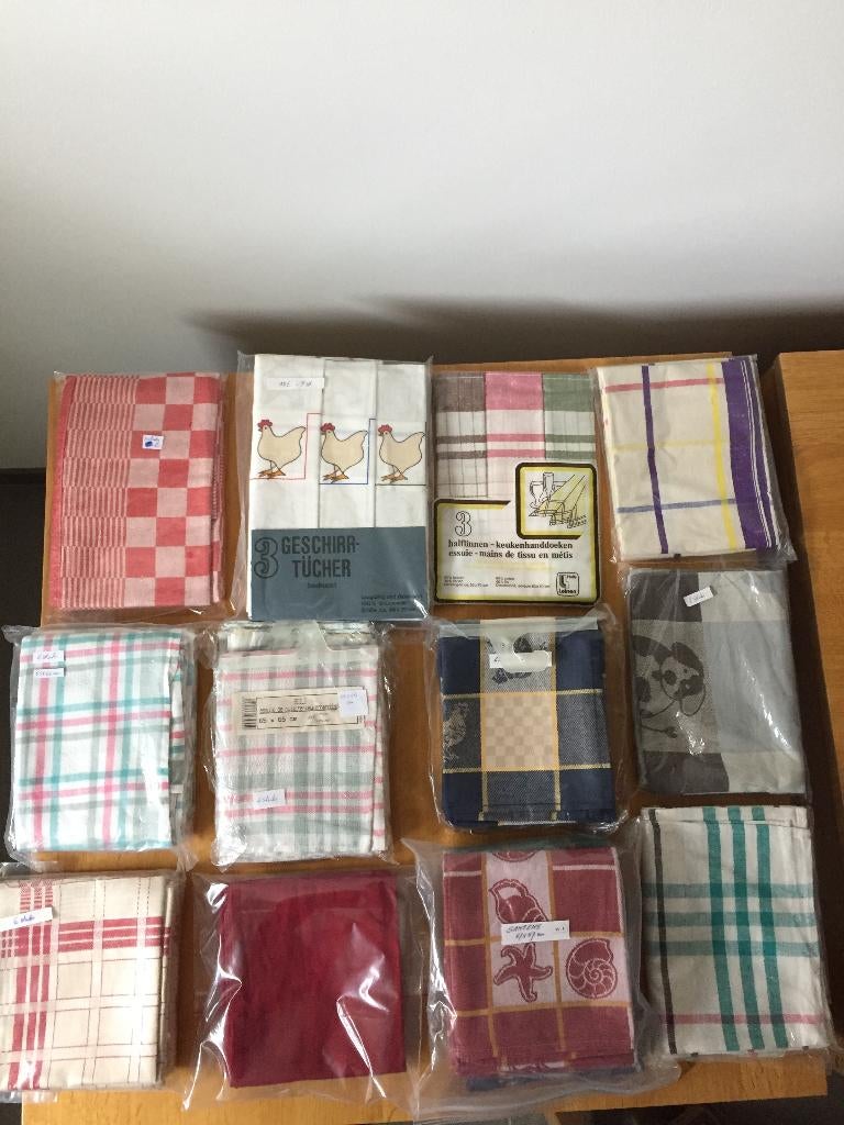 Nieuwe keukenhanddoeken, Ophalen