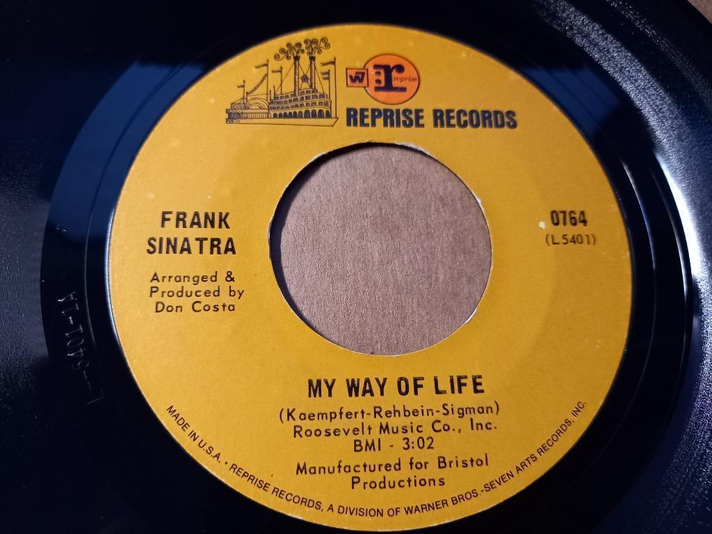 Frank Sinatra ‎– My Way Of Life / Cycles '7, Cd's en Dvd's, Vinyl Singles, Zo goed als nieuw, Pop, Ophalen of Verzenden