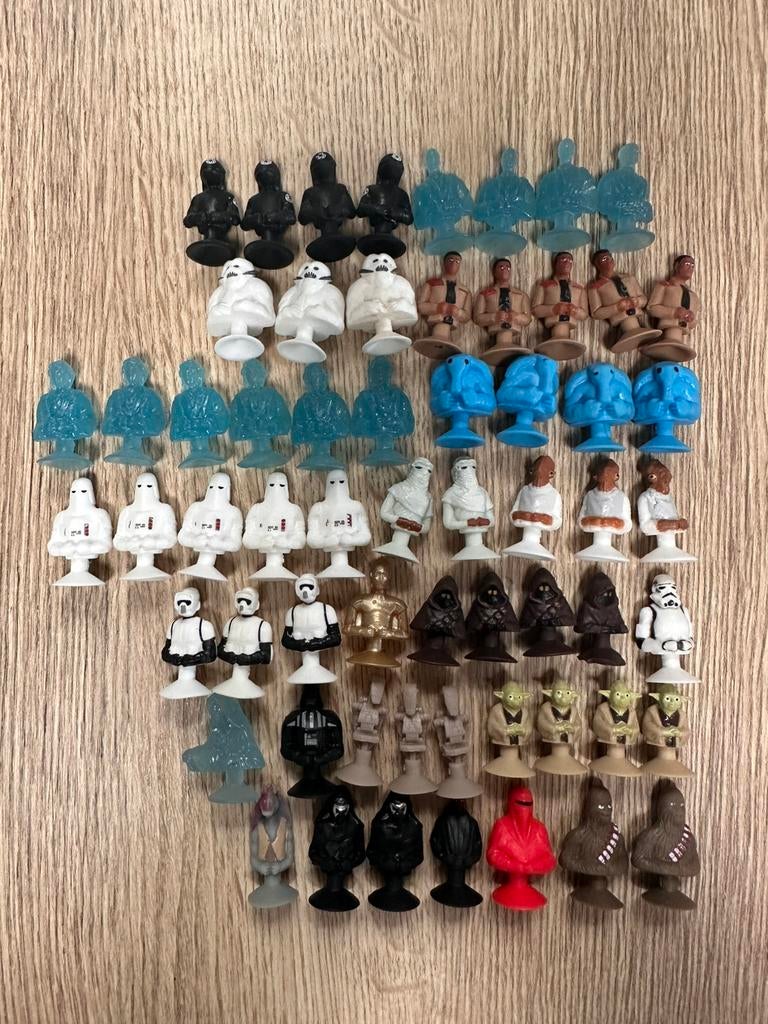 61x Star wars stikeez Lidl dubbele, Verzamelen, Lidl, Ophalen of Verzenden