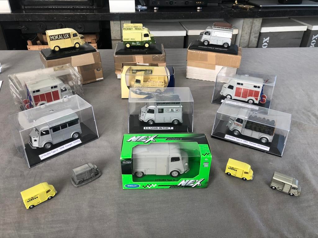 lot collection Citroën hy Hachette eligor norev type H, Hobby & Loisirs créatifs, Voitures miniatures | 1:43, Comme neuf, Norev