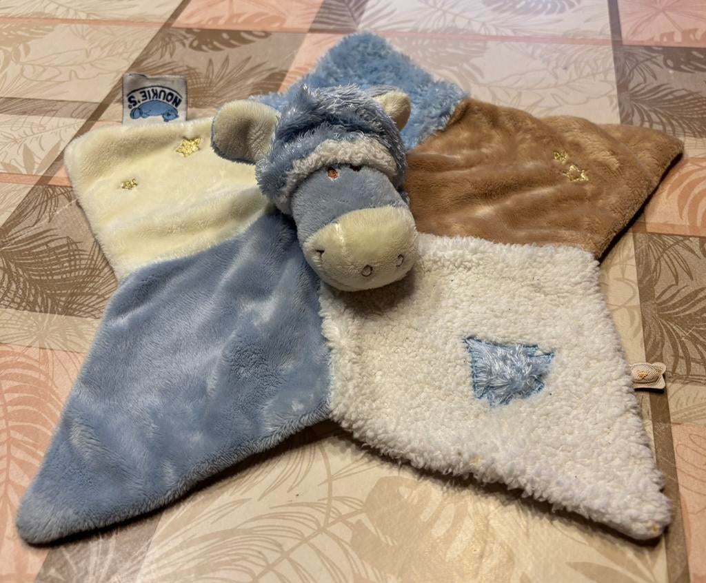 Noukies knuffeldoekje Paco/ster., Kinderen en Baby's, Ophalen of Verzenden, Zo goed als nieuw, Koe