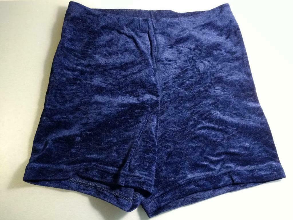 donkerblauwe, korte turnbroek - 8j, Sports & Fitness, Gymnastique, Taille enfant de 122 à 140, Enlèvement ou Envoi, Comme neuf