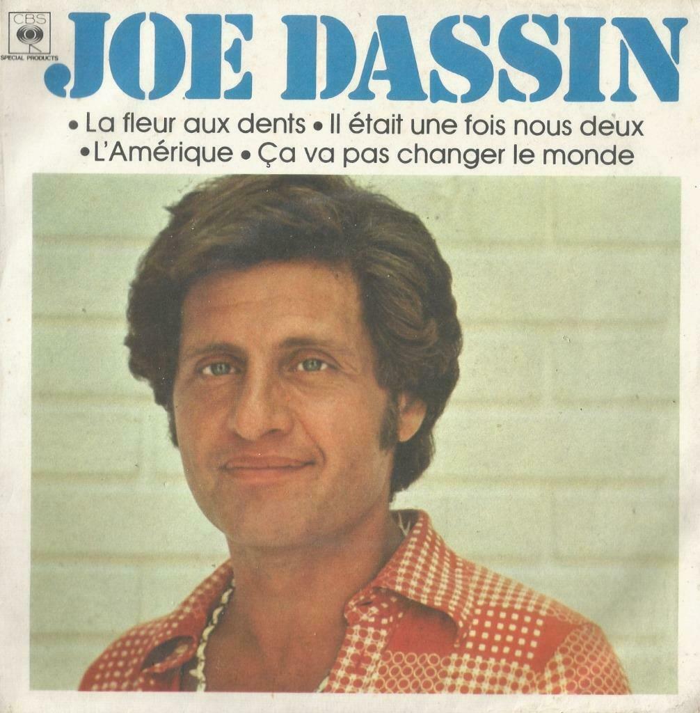 Joe Dassin – La fleur aux dents / L’Amérique + 2 – EP, Ophalen of Verzenden, Gebruikt, Pop
