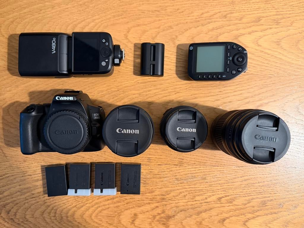 Fotografie bundel (alles samen), Audio, Tv en Foto, Fotocamera's Digitaal, Zo goed als nieuw, Spiegelreflex, Canon, Ophalen of Verzenden