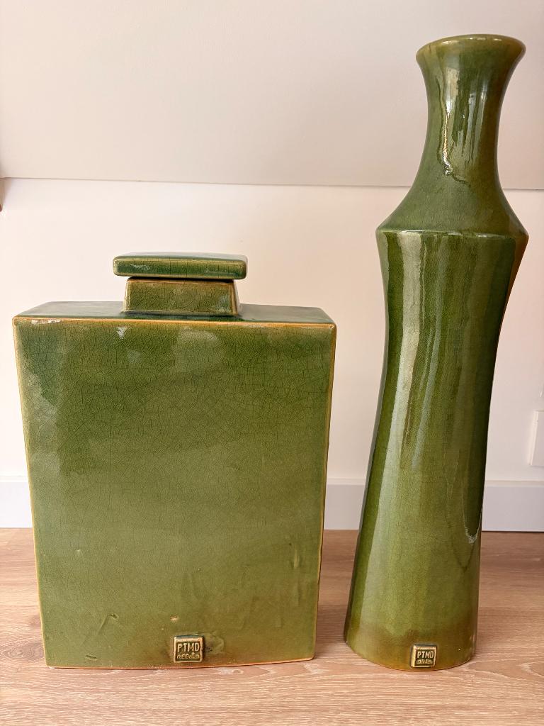 Keramische decoratie PTMD Collection, Huis en Inrichting, Woonaccessoires | Vazen, Ophalen, Gebruikt, 50 tot 75 cm, Aardewerk of Porselein