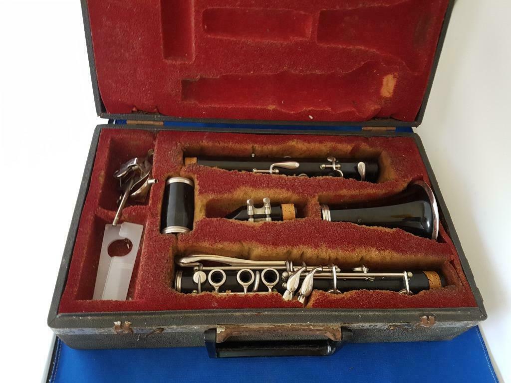 Vintage Conn Director U.S.A Clarinet, Musique & Instruments, Enlèvement ou Envoi, Utilisé, Avec valise