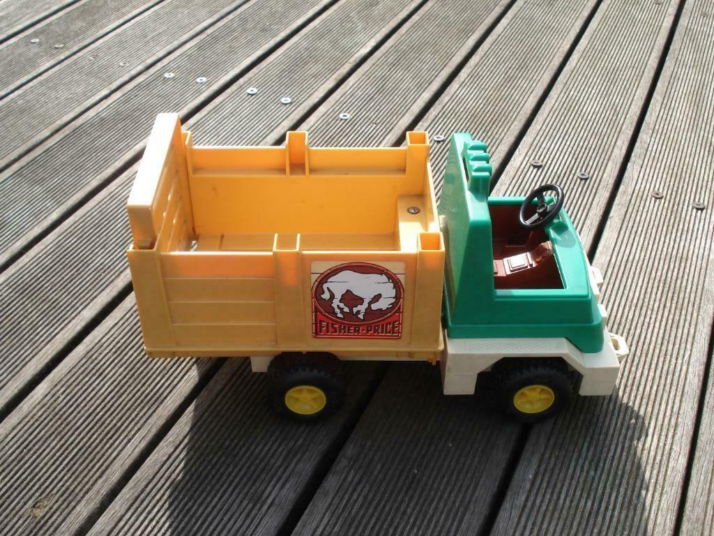 Fisher-Price vrachtwagen, Ophalen of Verzenden, Zo goed als nieuw, Auto of Voertuig