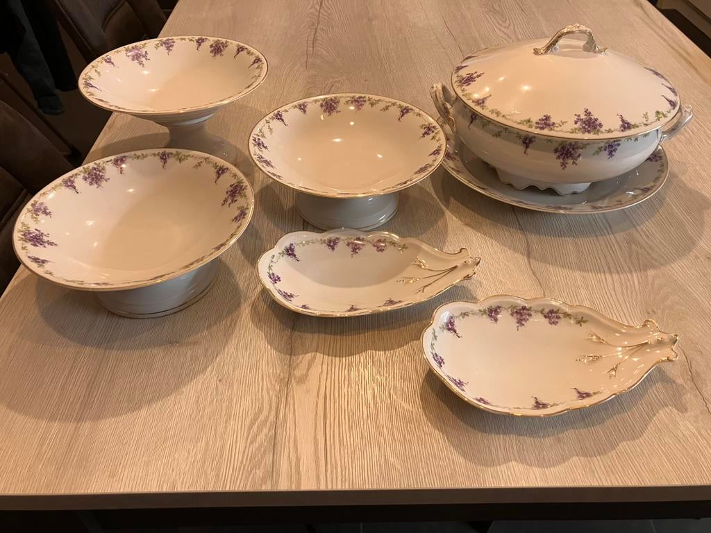Antiek servies DFB, Antiek en Kunst, Ophalen