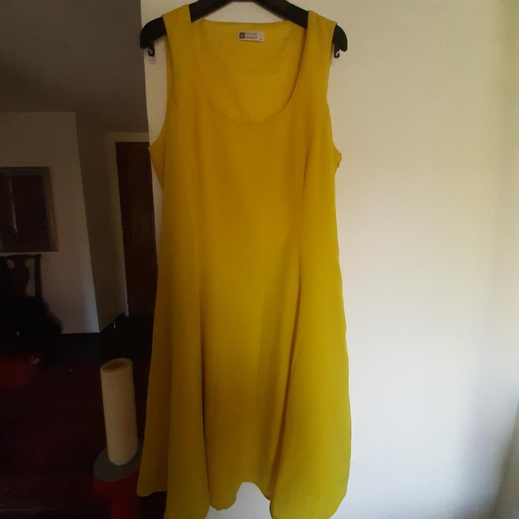 Prachtige jurk vh Franse MAIS IL EST OÙ LE SOLEIL? T42, Kleding | Dames, Verzenden, Geel, Maat 42/44 (L), Zo goed als nieuw