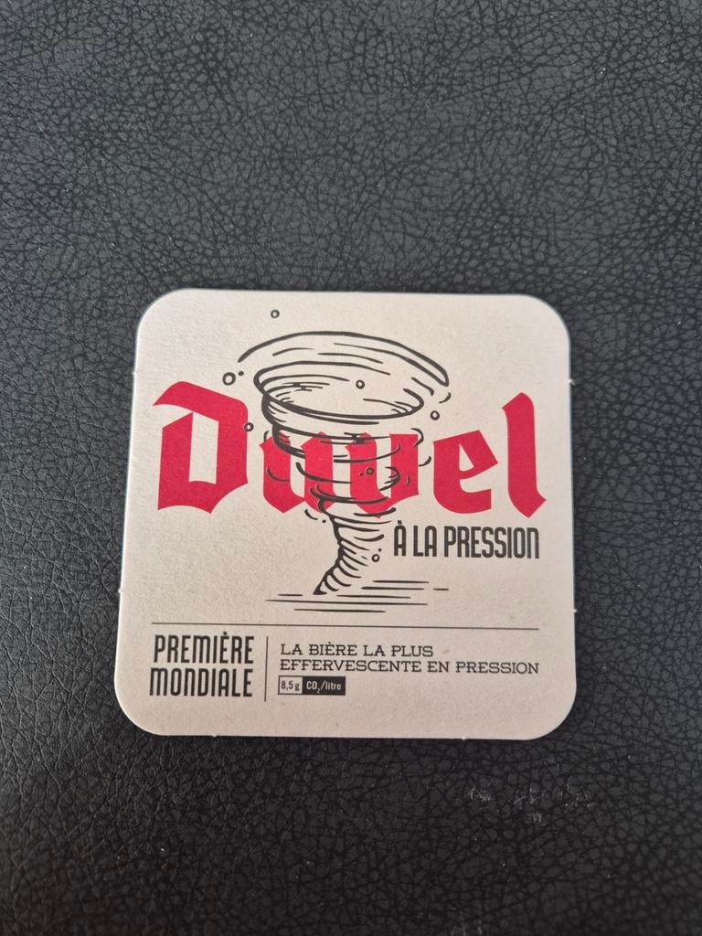 Duvel bierkaartje frankrijk, Verzamelen, Ophalen of Verzenden, Duvel