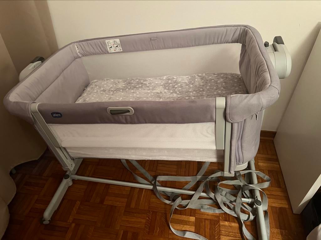 Berceau cododo NEXT2ME MAGIC EVO Chicco gris clair, Enlèvement, Comme neuf, Berceau