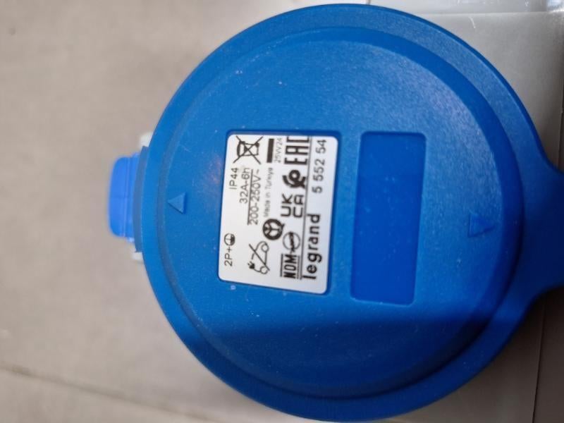 opbouw stopcontact 32 Amp mono, Ophalen, Nieuw, Stopcontact