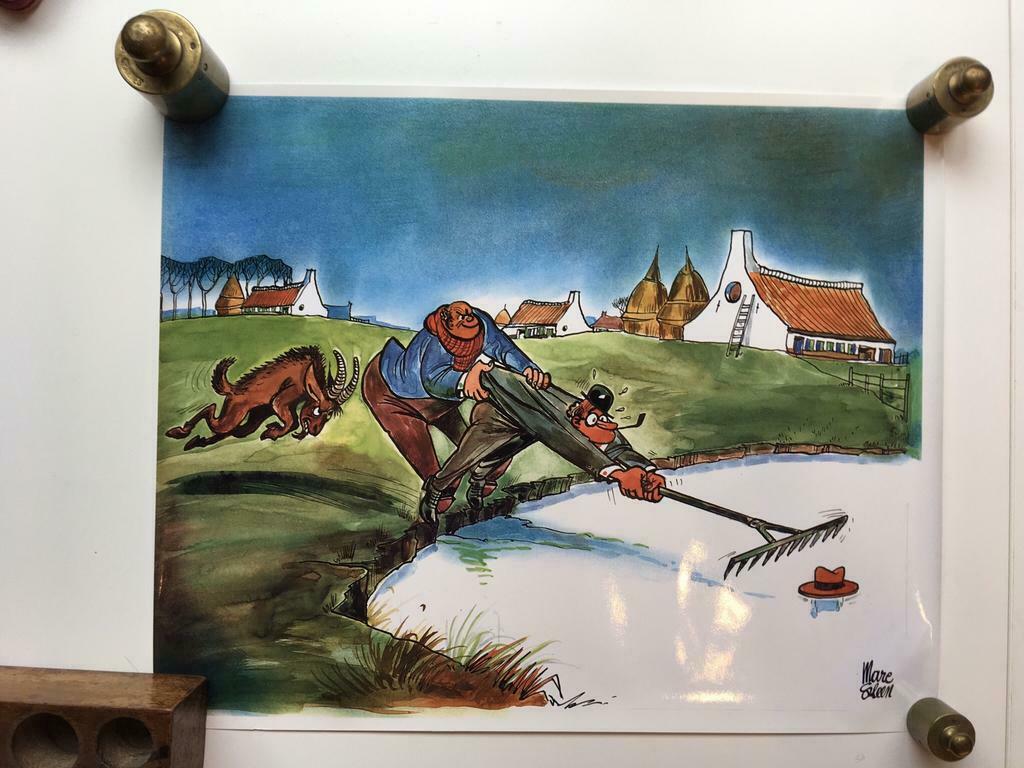 Oktaaf keunink poster zeldzaam nieuwstaat, Boeken, Stripverhalen, Complete serie of reeks, Nieuw