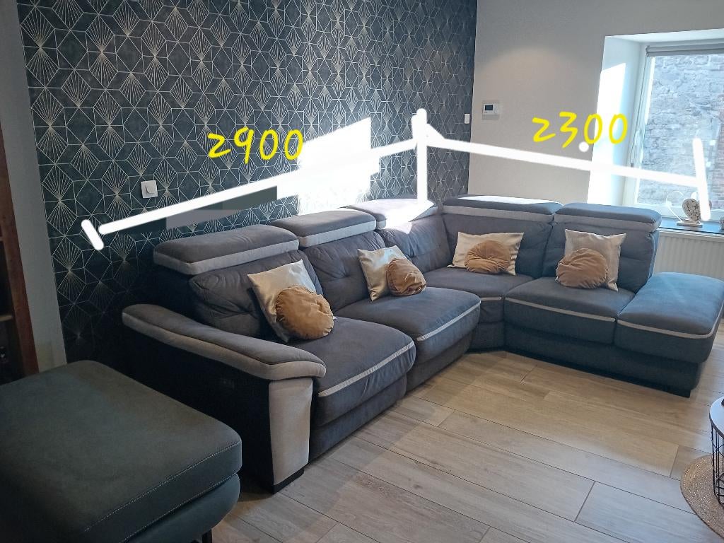 Salon en coin, 100 à 125 cm, Banc d'angle, Comme neuf, Enlèvement