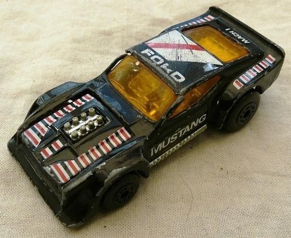 Modelauto Matchbox, 1:65, No.67 IMSA Mustang, 1983-1985.(1), Enlèvement ou Envoi, Utilisé, Voiture