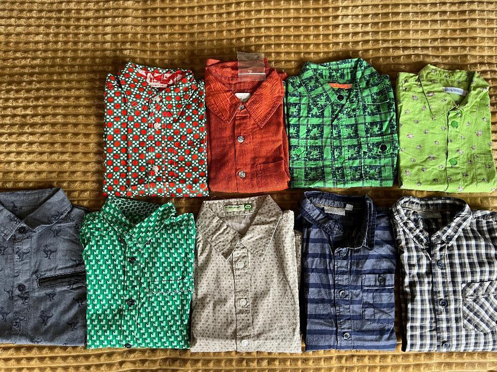 Hemden maat 116, Kinderen en Baby's, Ophalen of Verzenden, Zo goed als nieuw, Jongen, Overhemd of Blouse