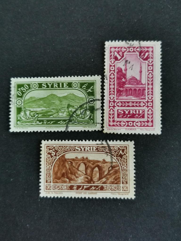 Syrie 1925 - Alexandrette, mosquée de Damas, pont, Enlèvement ou Envoi, Affranchi, Moyen-Orient