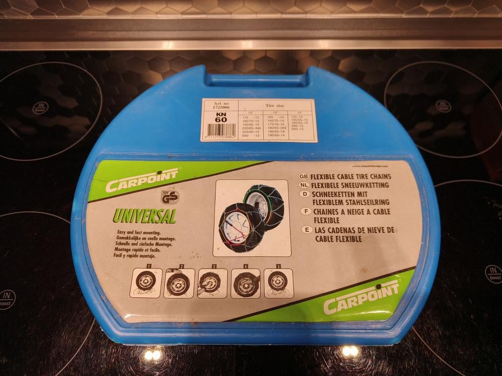 Sneeuwketting auto, Ophalen