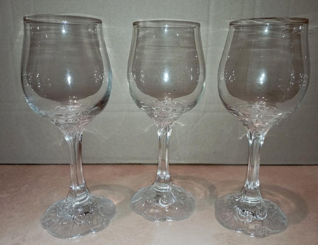 3 glazen Classic Rose Collection - Rosenthal Group, Germany, Verzamelen, Glas en Drinkglazen, Zo goed als nieuw, Overige typen