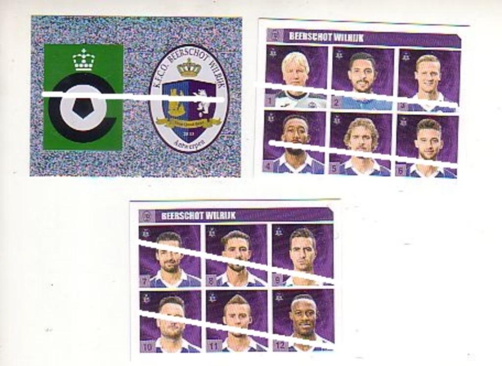 Panini Football 2018 / Beerschot - Wilrijk / 3 stickers, Verzamelen, Verzenden, Zo goed als nieuw, Poster, Plaatje of Sticker
