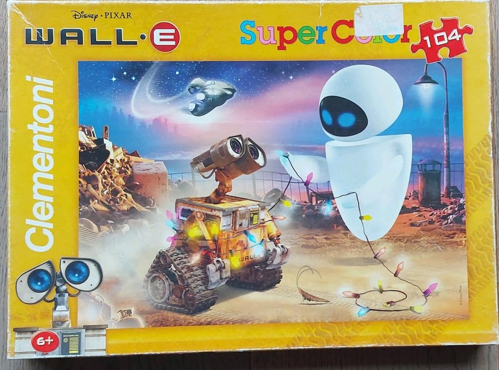 Clementoni puzzel Wall-e 104 stuks, Kinderen en Baby's, Ophalen