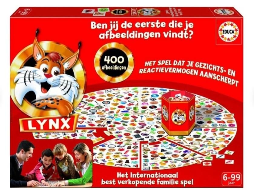 Lynx gezelschapsspel, Hobby en Vrije tijd, Ophalen, Zo goed als nieuw